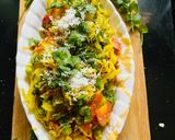 A picture of step 9 of Karnataka Special Cabbage, Peas, and Carrots Pallya.
