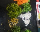 A picture of step 1 of Fried Rice.