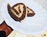 Chocolate Swiss roll cake recipe step 13 photo