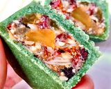 Hình bước làm 10 của món Bánh Trung Thu Mini Thập Cẩm Trứng Muối Với Vỏ Bánh Tảo Xoăn Spirulina