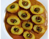 A picture of step 4 of Stuffed Aloo Dum.