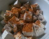A picture of step 1 of Peppered Tofu.