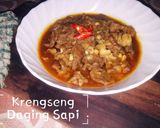 Foto langkah ke 4 dari resep Krengseng Daging Sapi Bumbu Siap Masak.