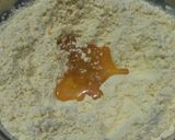 A picture of step 1 of Gur dhani.