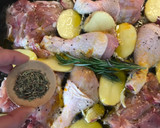 Foto del paso 5 de la receta: Muslos y contramuslos de pollo asado a la cerveza