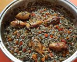 Foto del paso 5 de la receta: Arroz con conserva de chipirones rellenos, en su tinta