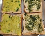 A picture of step 4 of Aloo toast sandwich.