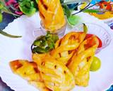 Cheezy chicken puff samosa recipe step 7 photo
