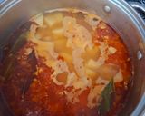Krumplifőzelék fasírttal recept fázis 2 fotója