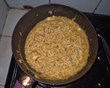 Foto langkah ke 5 dari resep Creamy Soy Sauce Noodle versi sat set simpel.