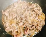 Hình bước làm 1 của món Bò Xào Xì Dầu