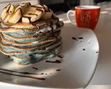 Foto del passaggio 2 della ricetta Pancakes ai mirtilli 🫐🤗🥞