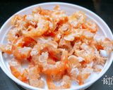Hình bước làm 2 của món Bí đỏ nấu tôm khô