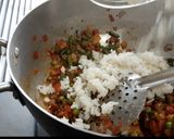 A picture of step 2 of Colourful Pulao.