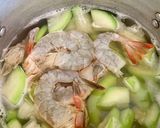 Hình bước làm 4 của món Canh bầu đậu phụ tôm