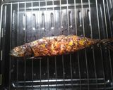 A picture of step 5 of Grilled mackerel (Titus) fish.
