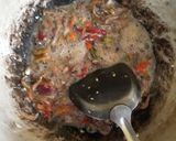 Foto langkah ke 3 dari resep Tumis Teri Bunga Pepaya.