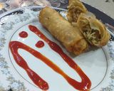 A picture of step 10 of Chicken spring Roll.