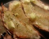 A picture of step 1 of Lobster Alfredo.