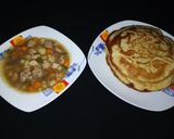 A picture of step 4 of Gurasa with chicken potatoes soup.