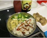 【簡易便當菜】小烤箱料理—烤雞腿肉與炒飯的食譜步驟2照片