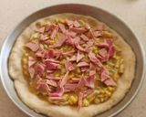 عکس مرحله 3 از دستور پیتزا تخم مرغ و زعتر