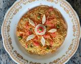 A picture of step 4 of Egg Maggi Pizza.
