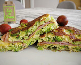 Foto del paso 9 de la receta: Tortilla de Brócoli rellena de Jamón cocido