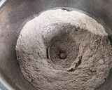 A picture of step 5 of Chocolate Cake Premix.