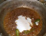 A picture of step 4 of Karahi qeema.