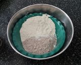 A picture of step 1 of Ragi Chocolate Cake with Walnut Crunch.