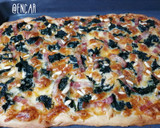 Foto del paso 6 de la receta: "Casi Pizza" de espinacas y bacon