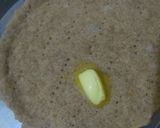 A picture of step 3 of Multi grain base spinach corn topped pizza.