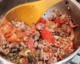 A picture of step 4 of Lobia Qeema (black eyed beans with mince).