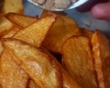 A picture of step 3 of Potato fry.