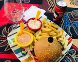 A picture of step 13 of Chicken buffalo burger meal.