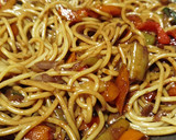 Foto del paso 5 de la receta: Espaguetis con toque oriental