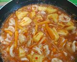 Foto langkah ke 2 dari resep Udang asam manis.