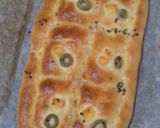 Une image de l'étape 1 de Pain aux olives et fromage.