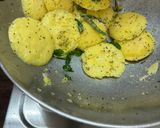 A picture of step 4 of Dhokla.