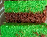 Foto langkah ke 12 dari resep Bronies Kukus Coklat Pandan Legit Memikat.