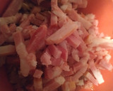Foto del paso 2 de la receta: Croquetas de oreja, carne troceada de ternera, jamón y bacon