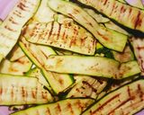 A picture of step 1 of Zucchini and Bacon Roll-Ups.