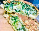 Foto del paso 9 de la receta: EMPANADA DE ESPINACA Y QUESOS 🥬🧀🍽🍷 EN HORNO ELÉCTRICO 👏😋🍽🥬🧀🍷🤗👏
