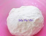 Hình bước làm 1 của món Bánh bao hoa hồng