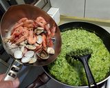 青醬海鮮燉飯的食譜步驟9照片