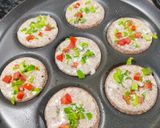 A picture of step 4 of Whole Ragi Mini Uttapa.
