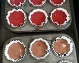 Pas rețetă Muffins cu ciocolată cu decor de iarnă 🎄🎅⛄ 5 fotografie