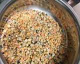 A picture of step 1 of Mixed Daal Dhoka.