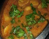 A picture of step 5 of Mushroom ki sabji.